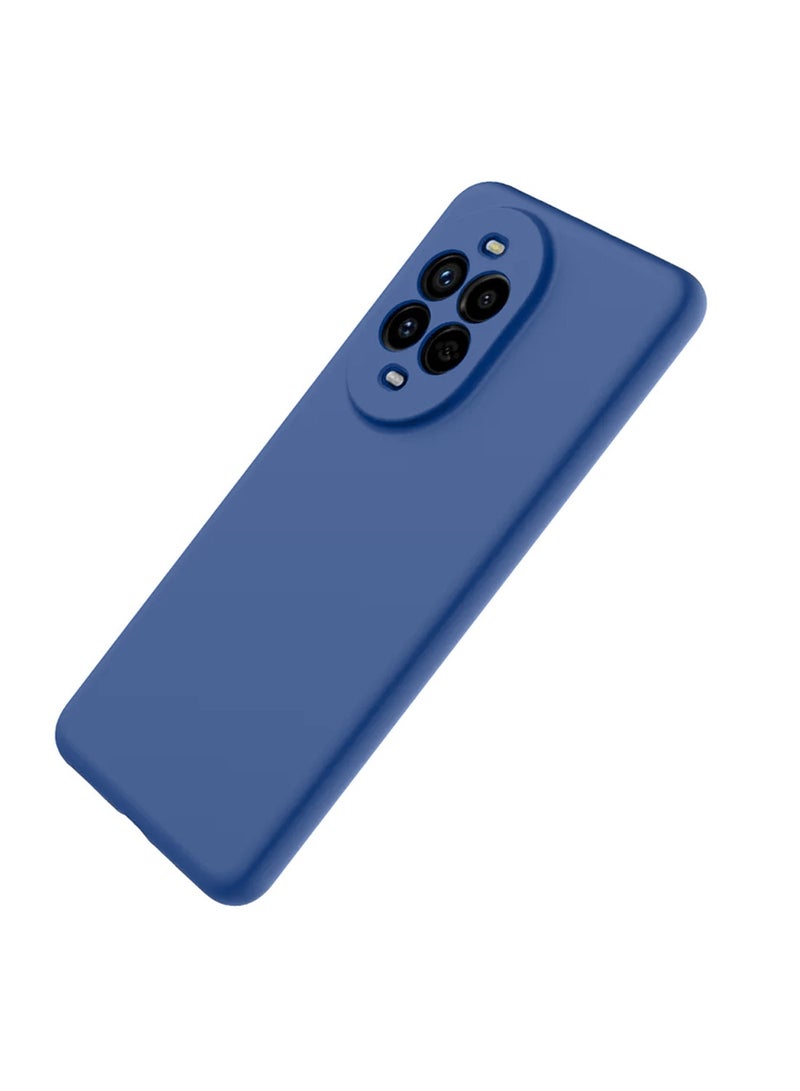 Wtech Huawei nova 13 Pro 5G 2024 Premium Soft Liquid Silicone Case Cover - Navy Blue - Image 5