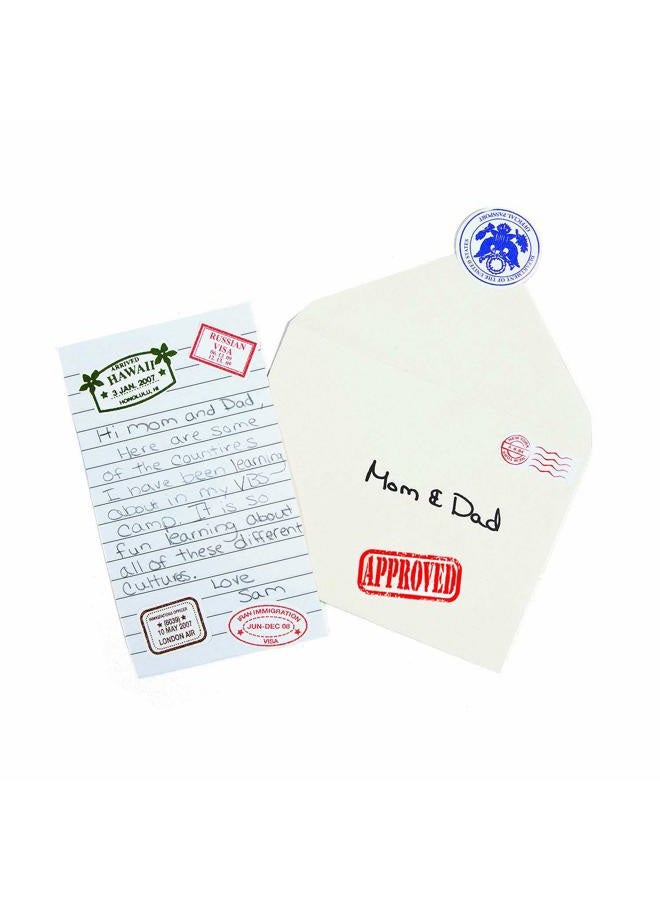 Fun Express Passport Stamp Sticker Sheets - VBS Vacation Bible School Supplies/Decor - (480 Stickers) - Image 2