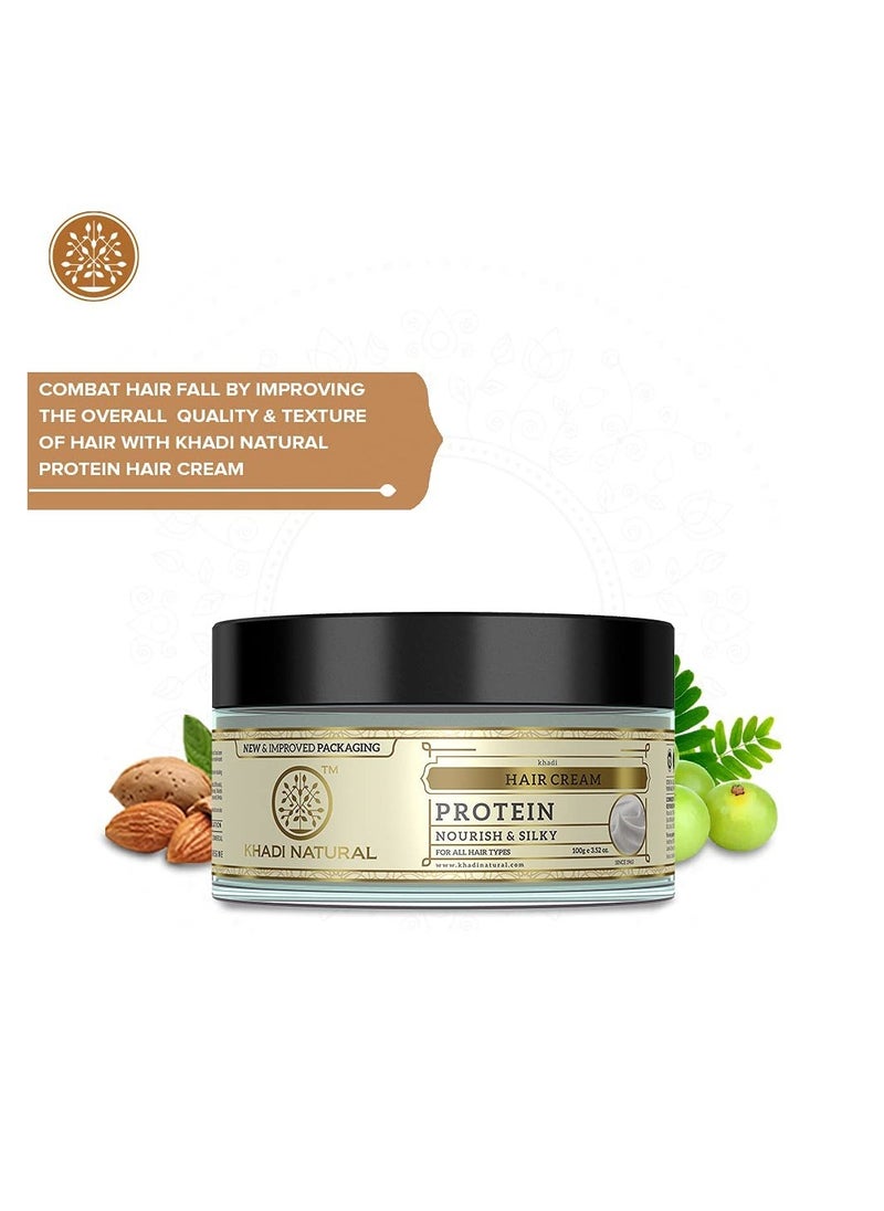 Khadi Natural Protein Hair Cream 100g  - Image 5