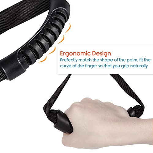 KosmoCare Adjustable Car Assist Support Handle| Standing Aid Safety Handle bar | Vehicle Support Grab Bar | Portable Nylon Grip Handle bar |Car Grab Handle - Black - Image 4