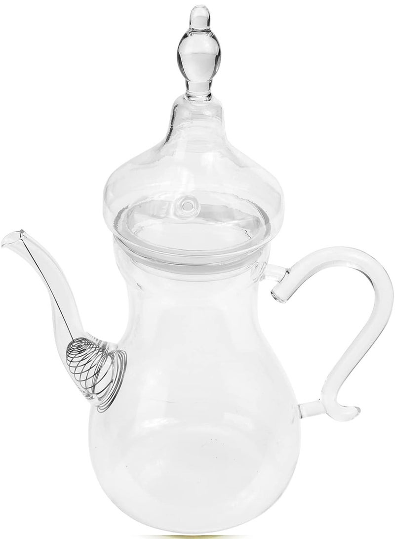 ريفان طقم دلة إبريق زجاجي 1لتر مع قاعدة تسخين - Image 4