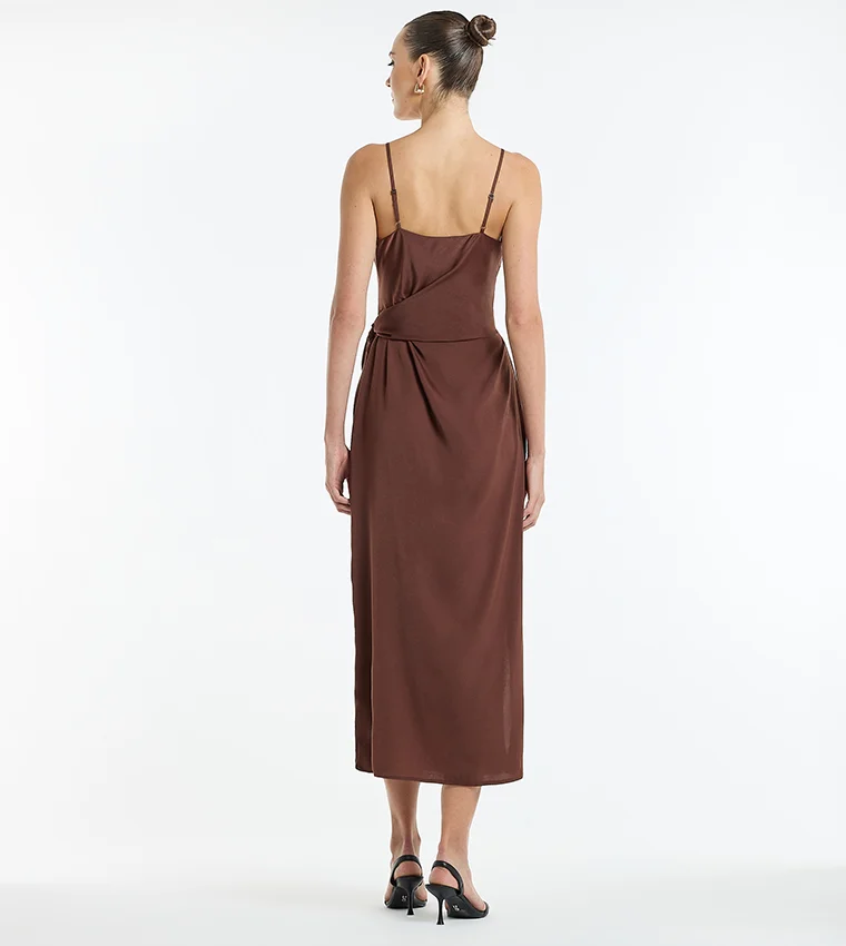 BCBG BCBG Satin Strappy Dress