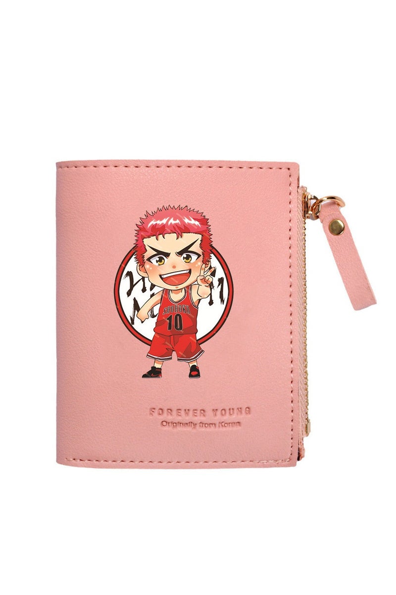 KUYING Slam Dunk Anime Student Lightweight Wallet Card Bag  - Image 1
