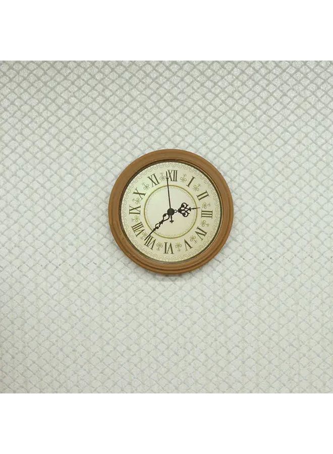 Modern Wall Clock Miniature Dollhouse Decor Roman Numerals Durable Plastic Gift - Image 4