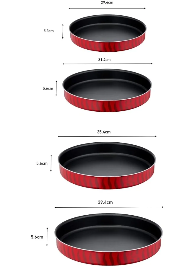 Tefal TEFAL Baking Pans | Tempo Flame | 4-Piece Set | Kebbe Dishes
