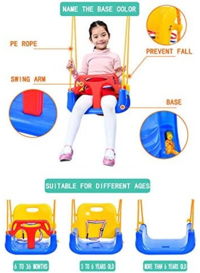 Rainbow Toys كرسي أرجوحة الأطفال من RBW TOYS مع حبل (أحمر) - Image 5