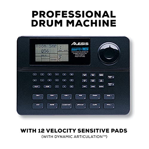 Alesis SR16 |Studio-Grade Standalone Classic Drum Machine with On-Board Sound Library and In-Built Effects - Image 3