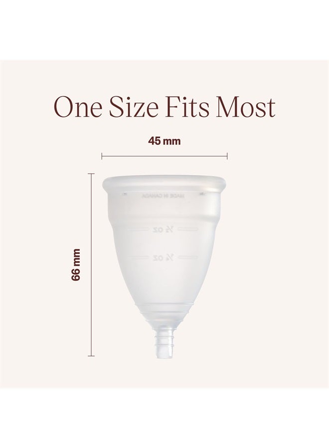 DivaCup BPA-Free Reusable Menstrual Cup - Leak-Free Feminine Hygiene - Tampon and Pad Alternative - Up To 12 Hours Of Protection - Model 2 - Image 4