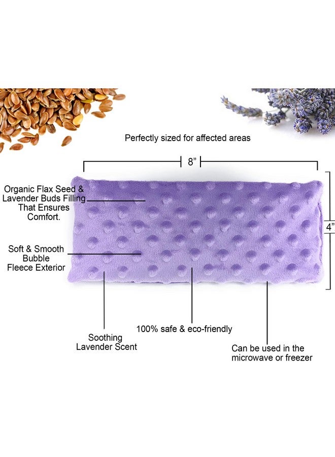 Solayman Tech Lookix Lavender Eye Pillow A Natural Soothing Hot & Cold Aromatherapy Eye Mask For Yoga Meditation Relaxation (Lavender) - Image 3