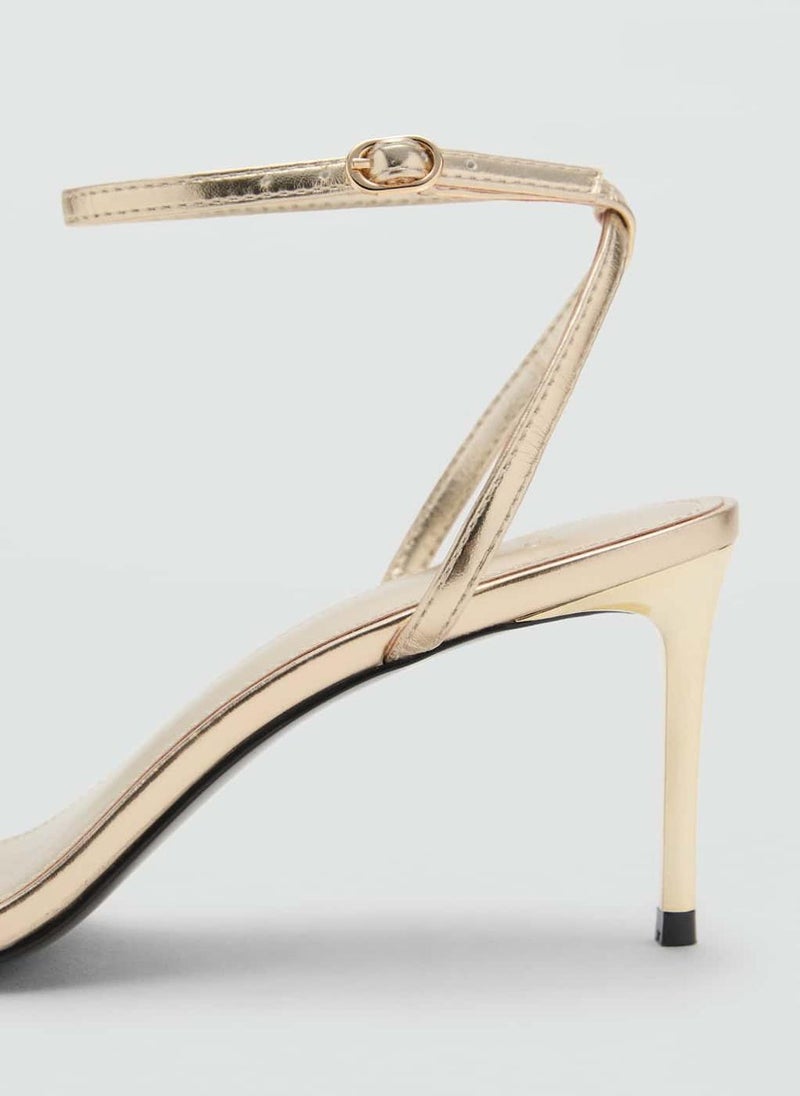 MANGO Stiletto Heel Straps Sandals  - Image 4