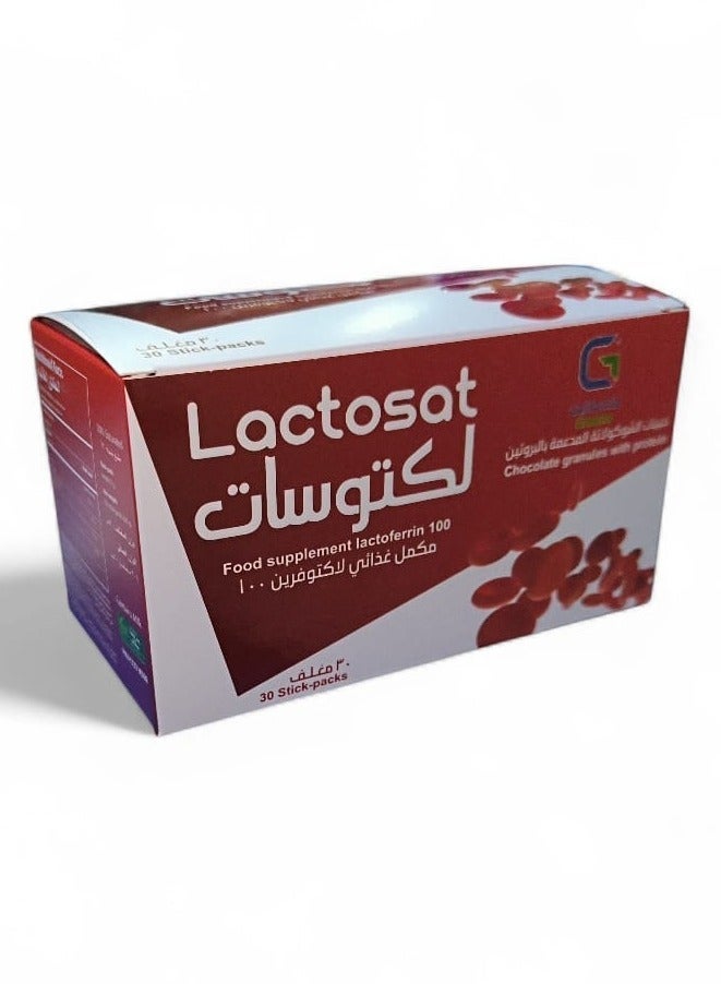 California Greens lactosat chocolate graules with protein 30 stick packs - Image 2