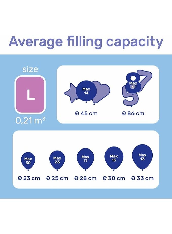Riethmuller Large Disposable Helium Balloon Cylinder - Image 2