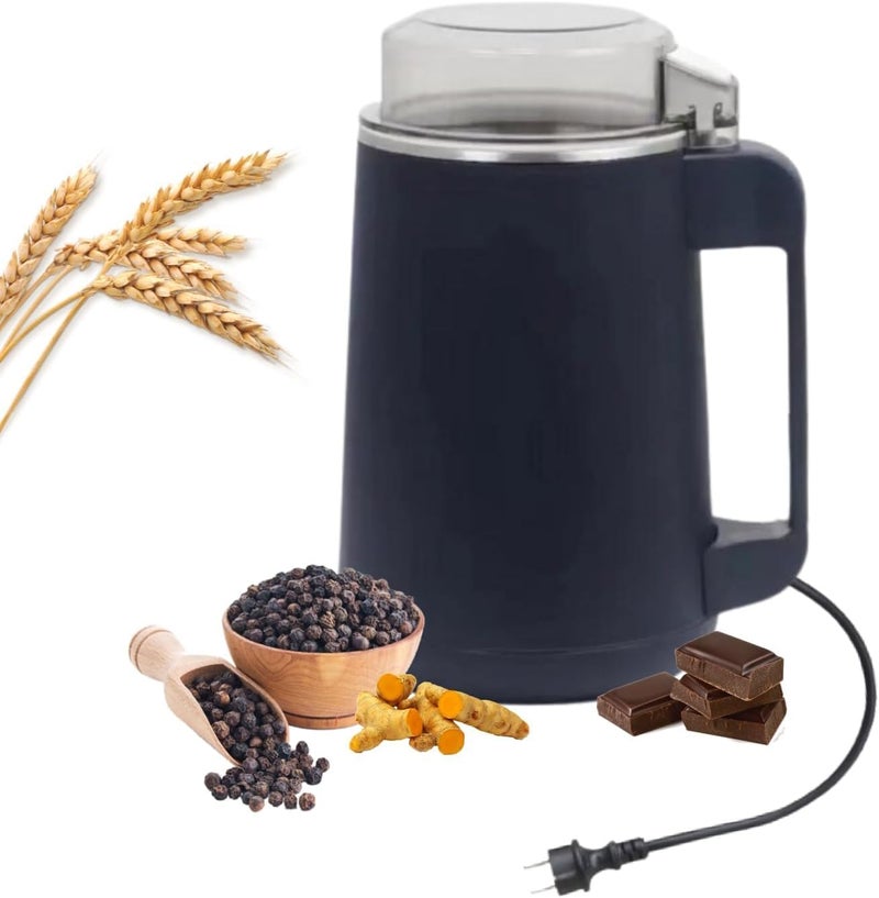 Electric Coffee Grinder Spice Grinder Super Fine Coffee Grinder, Blade Made of 304 Stainless Steel, Can Handle Spices, Grains, Dry Medicinal Herbs, Seeds - Image 1