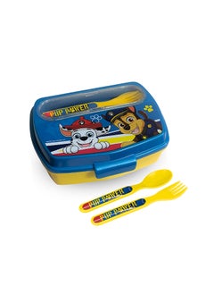 nickelodeon Stor Funny Sandwich Box With
Cutlery Paw Patrol Pup Power  - Image 1