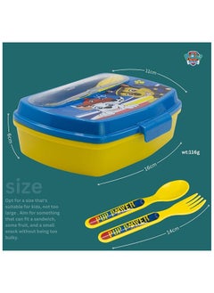 nickelodeon Stor Funny Sandwich Box With
Cutlery Paw Patrol Pup Power  - Image 3