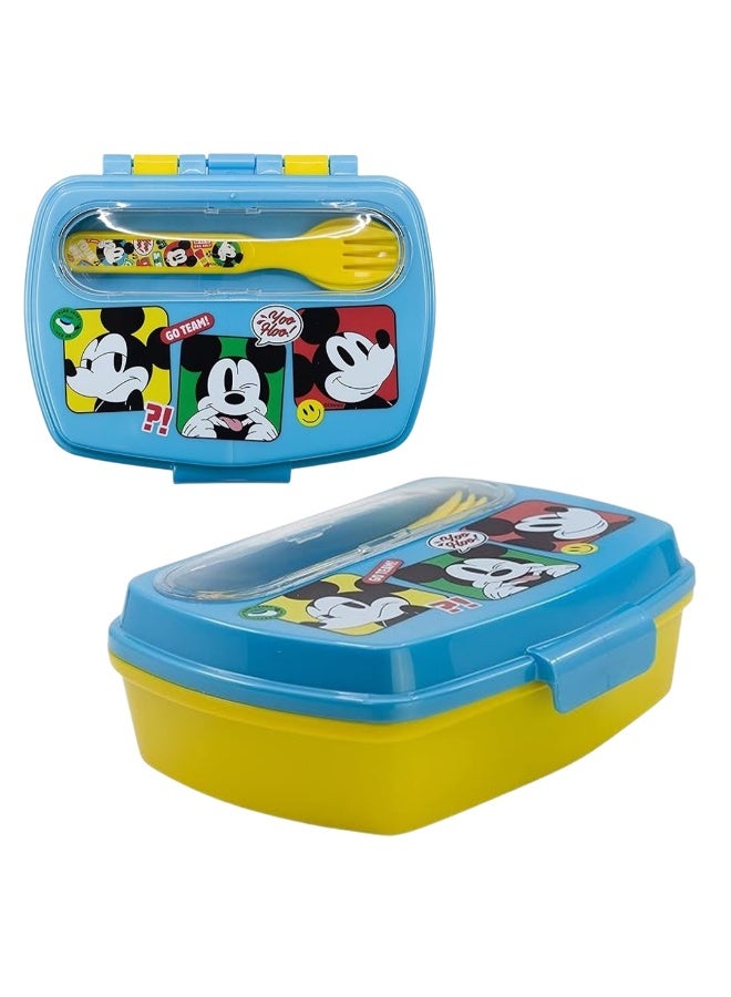 Stor Pup Power Funny Lunch Box for Kids with Cutlery – 30oz Capacity BPA-Free Reusable Lunch Container with Spoon & Fork, Secure Snap Lid, Lightweight Durable Food Storage Box for School, Travel & Everyday Use - Image 1