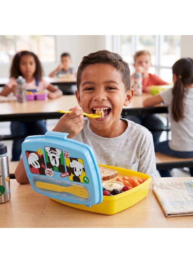 Stor Pup Power Funny Lunch Box for Kids with Cutlery – 30oz Capacity BPA-Free Reusable Lunch Container with Spoon & Fork, Secure Snap Lid, Lightweight Durable Food Storage Box for School, Travel & Everyday Use - Image 5