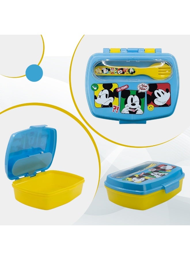 Stor Pup Power Funny Lunch Box for Kids with Cutlery – 30oz Capacity BPA-Free Reusable Lunch Container with Spoon & Fork, Secure Snap Lid, Lightweight Durable Food Storage Box for School, Travel & Everyday Use - Image 3