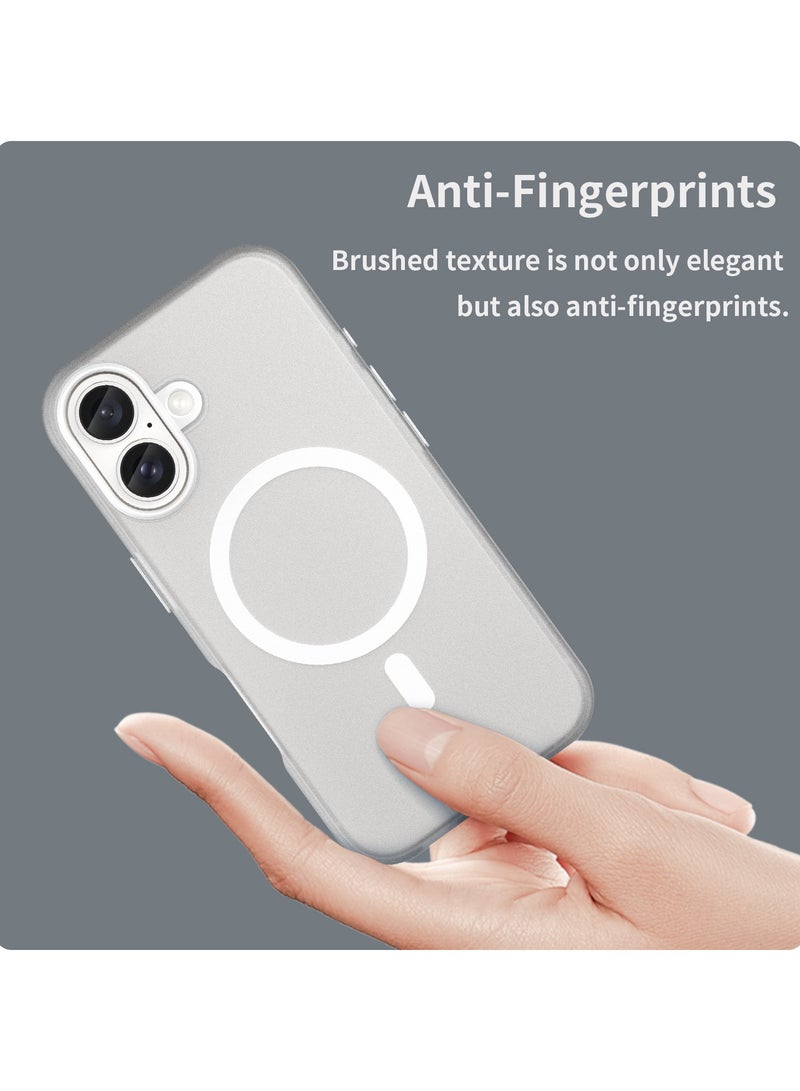 CoomBe Magnetic Case for iPhone 16 Compatible with MagSafe, Translucent Matte Back Slim Shockproof Phone Cover - Image 5