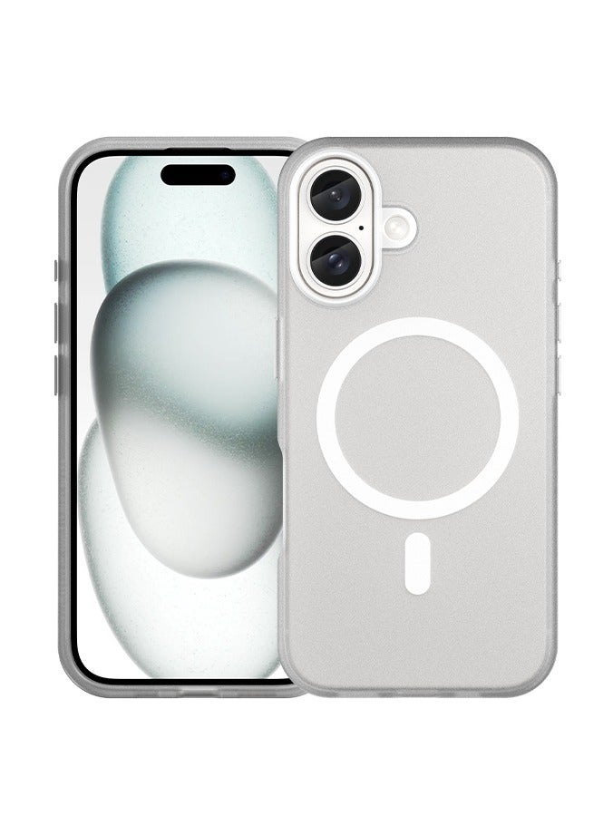 CoomBe Magnetic Case for iPhone 16 Compatible with MagSafe, Translucent Matte Back Slim Shockproof Phone Cover - Image 1