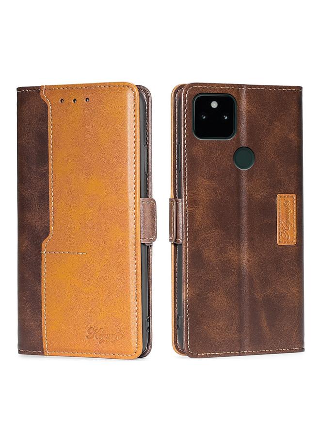 اس-توب جراب لهاتف Google Pixel 5a 5G بتصميم كلاسيكي مع مشبك أفقي وحامل للهاتف - Image 1