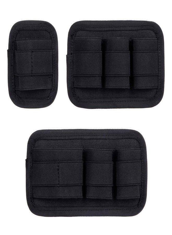 BOSITIVE Tactical Backpack Insert Modular Organizers and Storage Pouch, 3 Piece EDC Elastic Bag Insert Pouch Panel Hook Backed Accessories Holder - Image 1