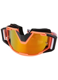 SKMEI Adjustable Replaceable Eyeglass Goggles Protective Glasses Outdoor Sports Tool(Orange Black)  - Image 2