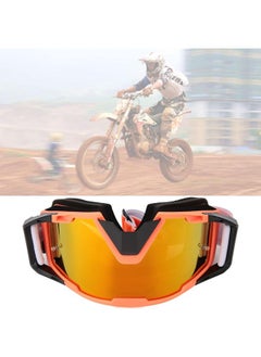 SKMEI Adjustable Replaceable Eyeglass Goggles Protective Glasses Outdoor Sports Tool(Orange Black)  - Image 4