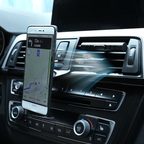 HAPPYHORSE for BMW 4 Series 3 Series M4 F36 F35 F34 F33 F32 F31 F30 F23 F22 F82 F80 2013-2019 Car Accessories Alumium Alloy Mobile Phone Holder Trim (Black) - Image 5