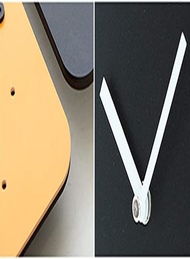 NABSTER Wooden Wall Clock Yellow Square with Black Number Made with Russian Birch Wood, Modern Design for Gifting, Office, Home, Living Room Decor (12 inch) (Yellow) - Image 4