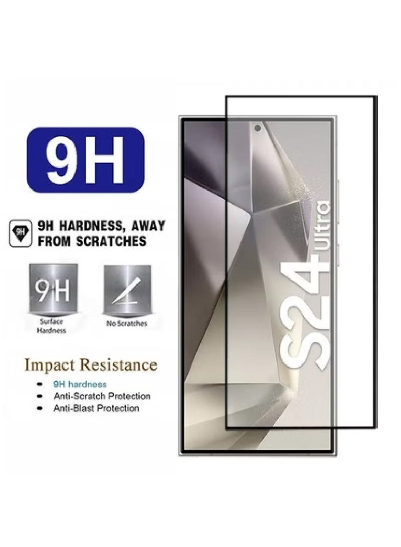 MOBM Samsung Galaxy S24 Ultra Clear Magnetic Case with Privacy Screen Protector and Tempered Glass Pack of 3 - Image 3