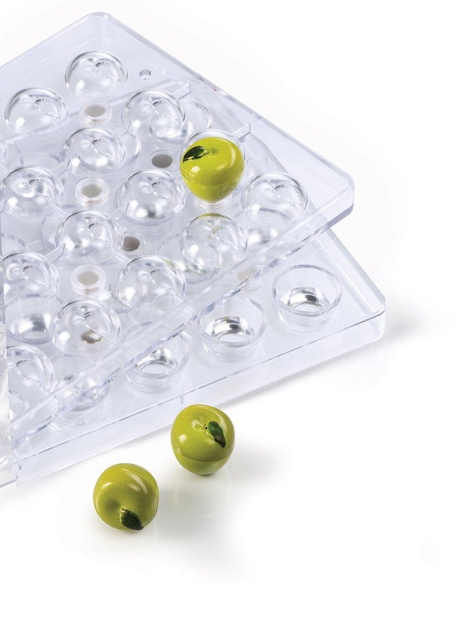Martellato 20FRUIT01 Chocofruit Chocolate Mold, Apple - Image 1