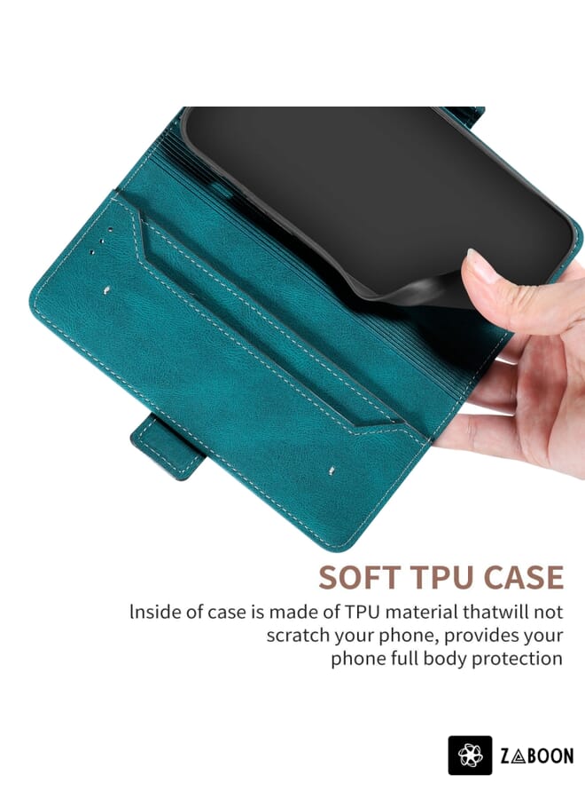 Zaboon Protective Case For iPhone XS Max Stitching Magnetic RFID Leather Case - Image 4