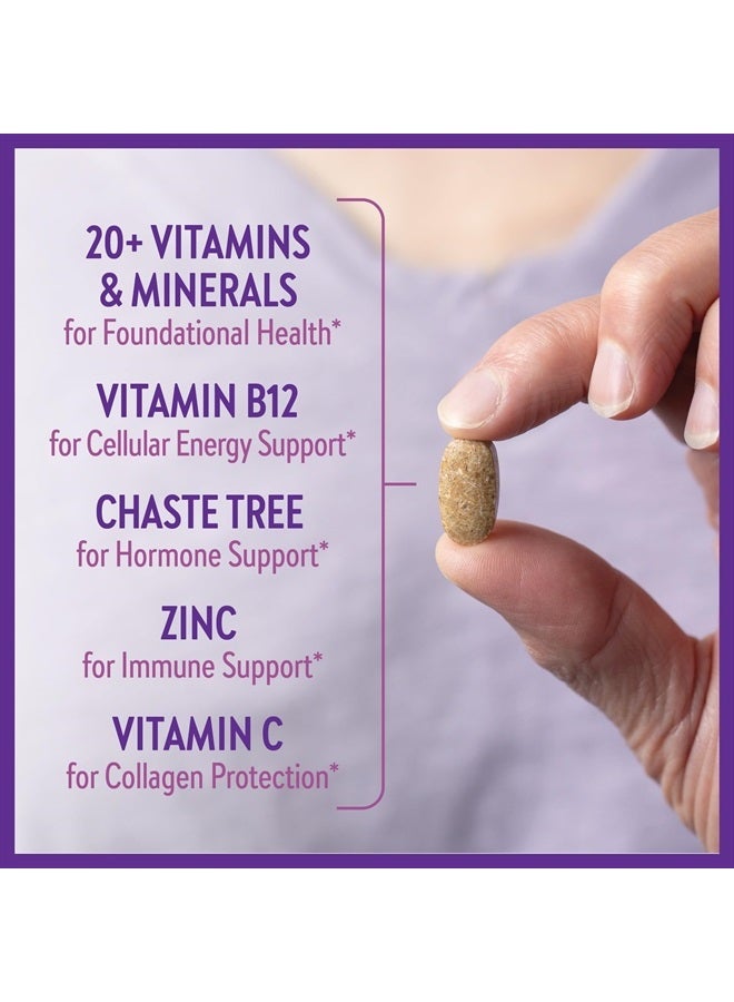 New Chapter Women's Multivitamin 40 Plus for Energy, Healthy Aging + Immune Support with 20+ Nutrients -- Every Woman's One Daily 40+, Gentle on the Stomach, 96 Count - Image 4