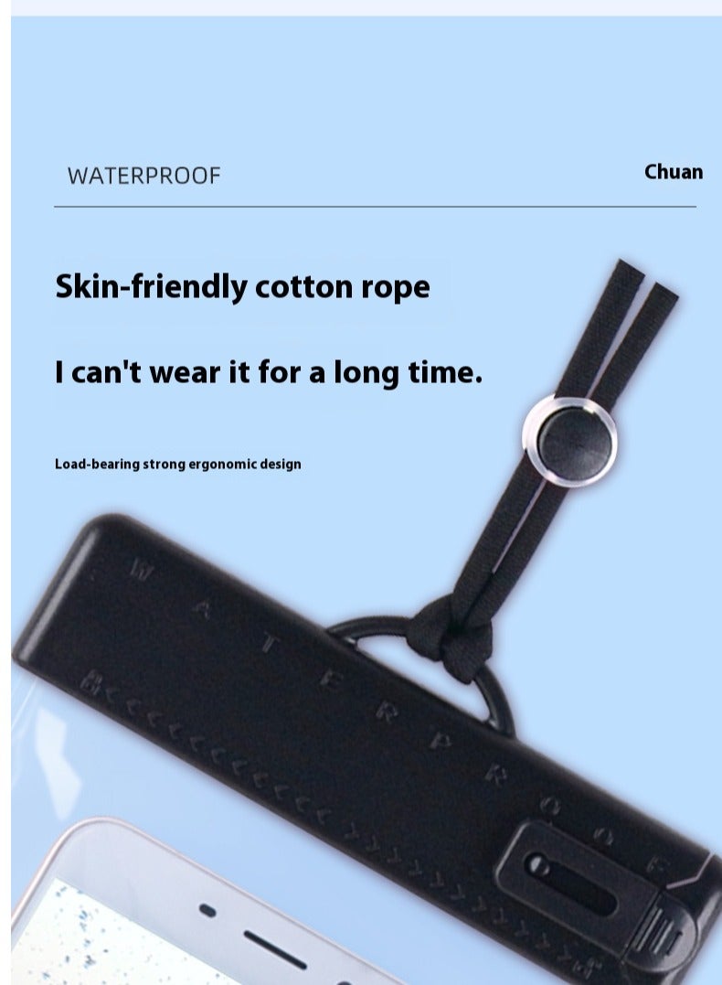 Touch screen pull mobile phone waterproof bag - Image 3