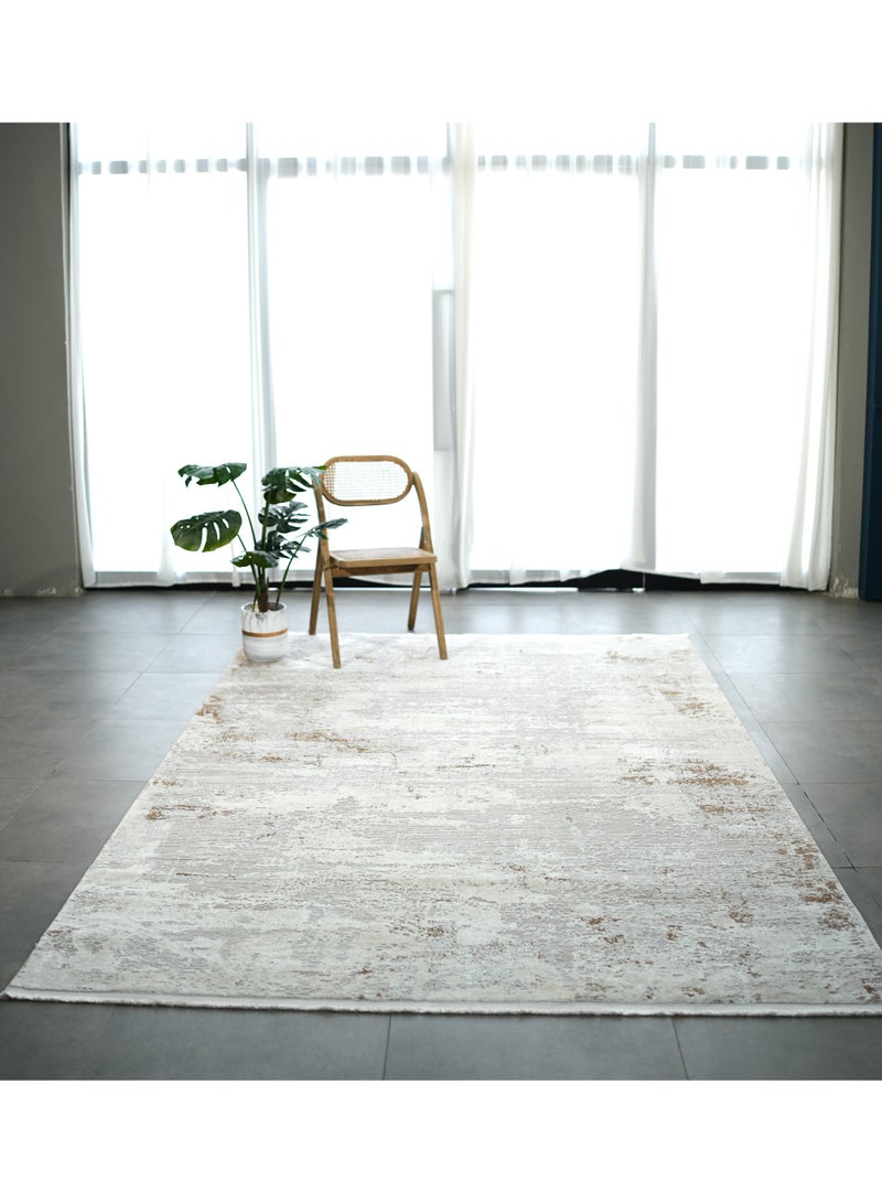 Ramsha Washable Area Rug Large Carpet For Bedroom Rug 100x200 cm For Living Room MR172 Polyester Abstract Pattern Carpet - Image 2