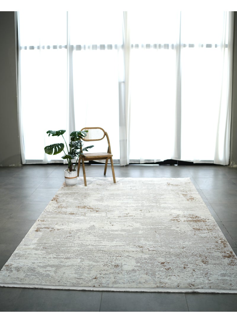 Ramsha Washable Area Rug Large Carpet For Bedroom Rug 100x200 cm For Living Room MR172 Polyester Abstract Pattern Carpet - Image 3