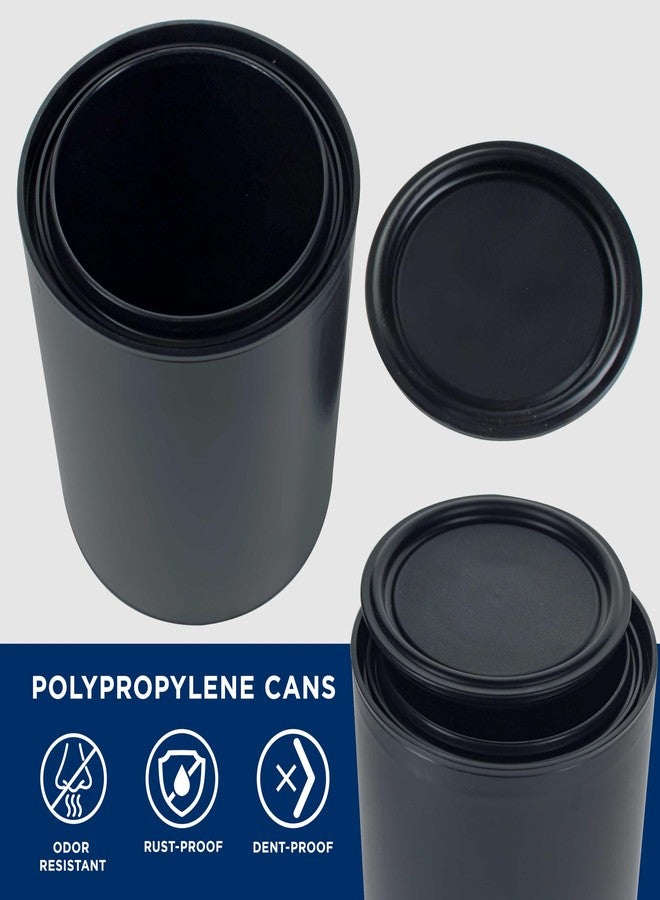 Master Airbrush Master Elite 1 Quart Empty Plastic Paint Can Bucket, Pack of 4 - Triple Lock Airtight Lid Seal, 32 fl. oz. All-Plastic Coating Storage Container Can - Pail Handle, Dent & Rust Proof, Odor Resistant - Image 4