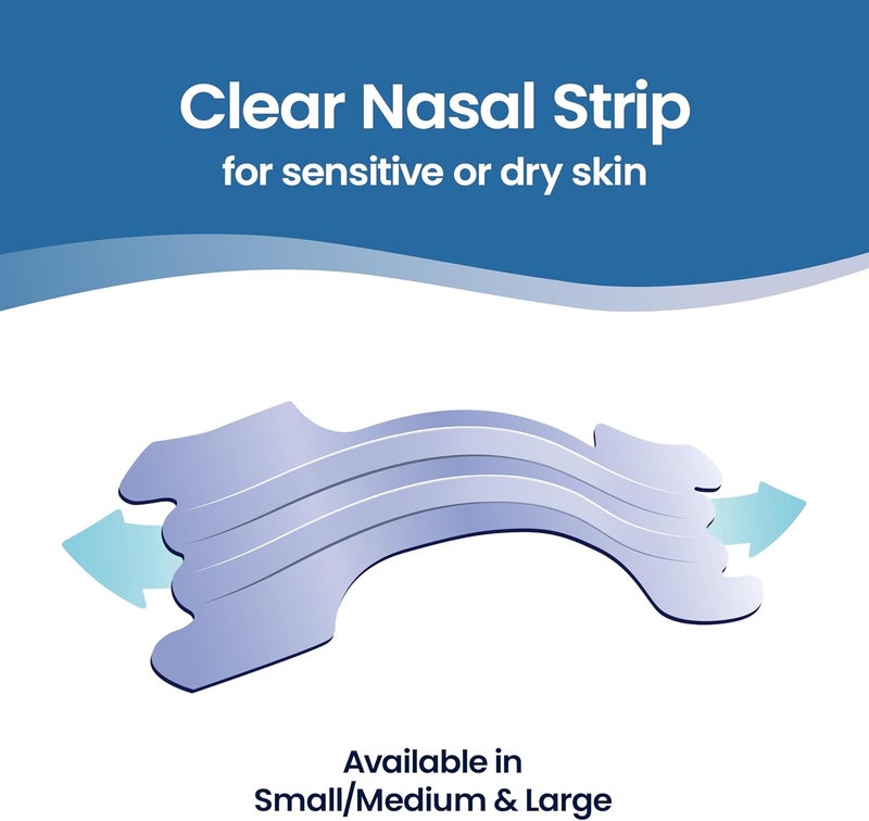 Breathe Right Clear SmallMedium 10 Pieces Nasal Strips for Snoring Nose Strips for Breathing Blocked Nose Relief Drugfree Snoring Aid for Men and Women Packaging may vary - Image 4