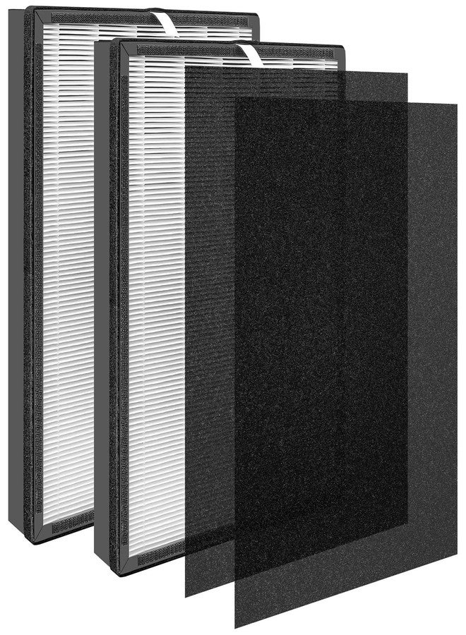 Slirceods EPI360 Air Filter Replacement For Air Purifier Compatible with MOOKA® EPI360 Air Purifier, 4-stage Filtration System, Pre-Filter, H13 Filter（2-Pack) - Image 1