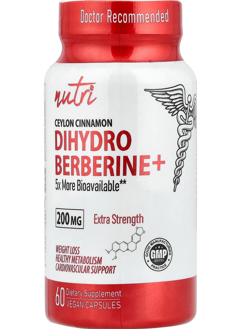 Nature'S Fusions كبسولات نوتري سيلون القرفة ديهيدرو بيربيرين+ 200 ملغ 60 كبسولة نباتية