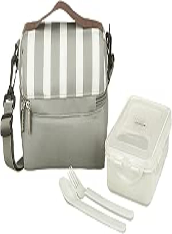LocknLock Lock and lock lunch box 2p set w/gray bag (hpl816c*1, hp128s*1)
