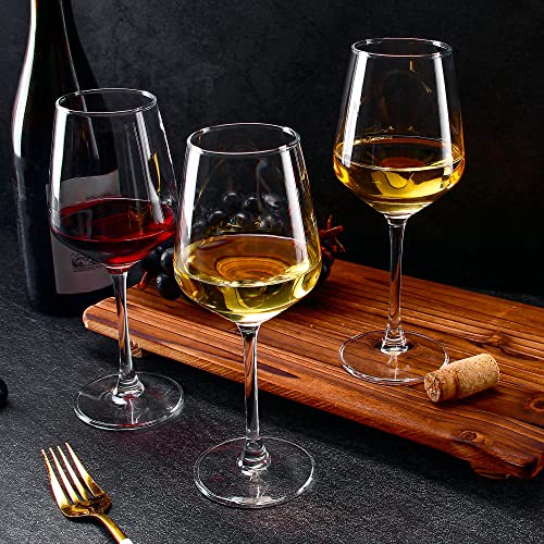 SHYRC Wine Glasses Set of 6, 12oz Clear Red/White Wine Glasses, Long Stem Glasses for Party, Wedding and Home - Image 4