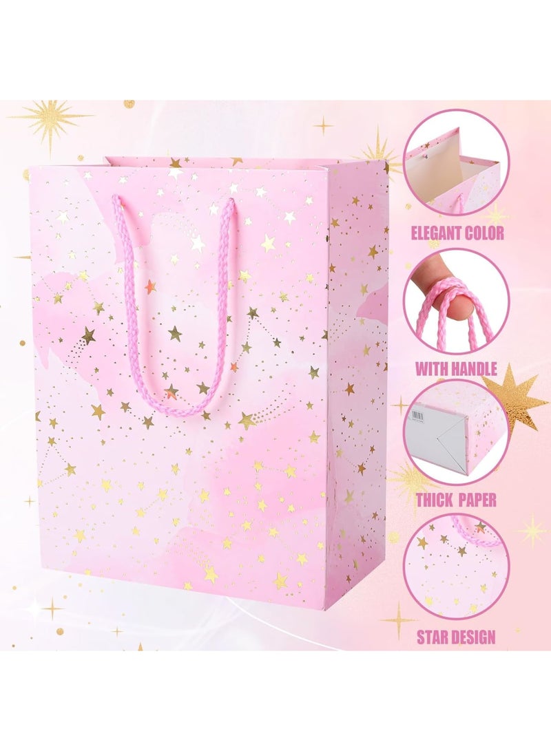 SYOSI Paper Gift Bags 8 Pcs, Kraft Paper Bags Party Favor Bags with Handles for Kids Birthday, Baby Shower, Crafts, Wedding, Party Supplies - Image 2