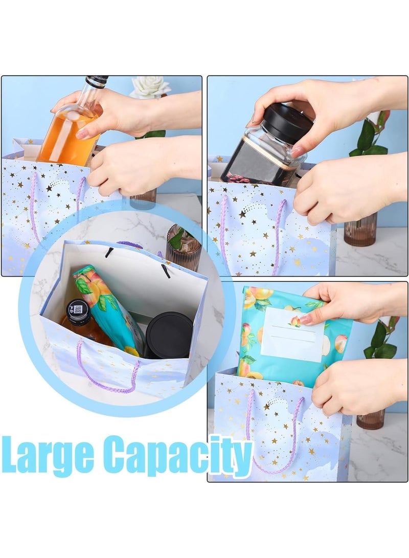 SYOSI Paper Gift Bags 8 Pcs, Kraft Paper Bags Party Favor Bags with Handles for Kids Birthday, Baby Shower, Crafts, Wedding, Party Supplies - Image 4