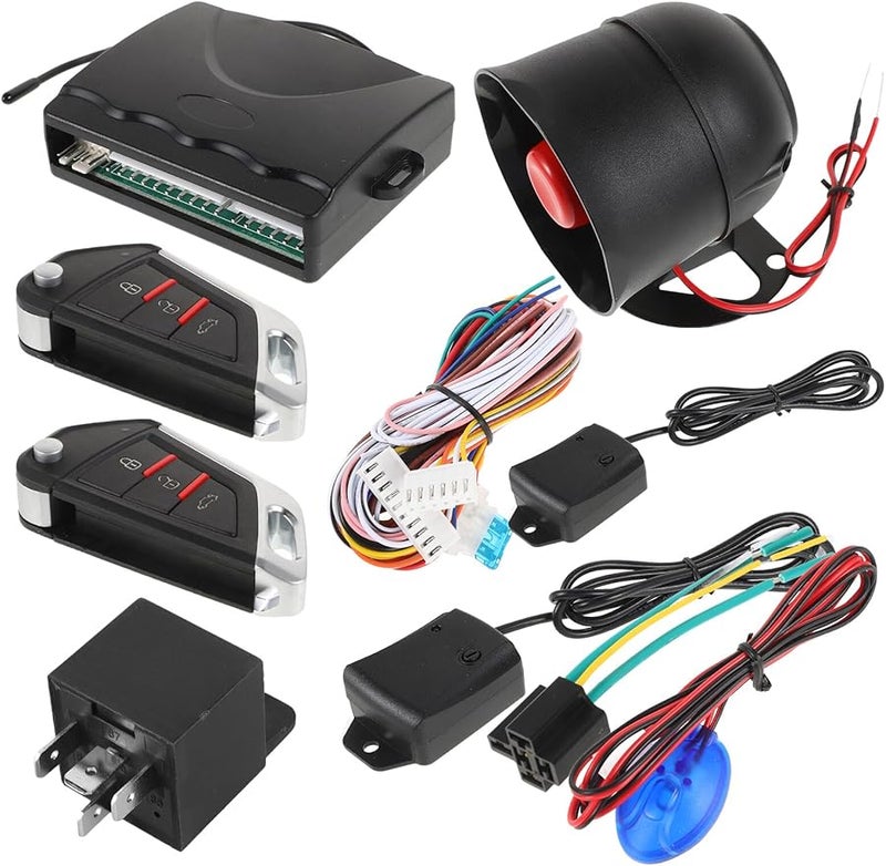 Keyless Entry Remote Start Car Alarm Security System With Central Locking Anti Theft - Image 1
