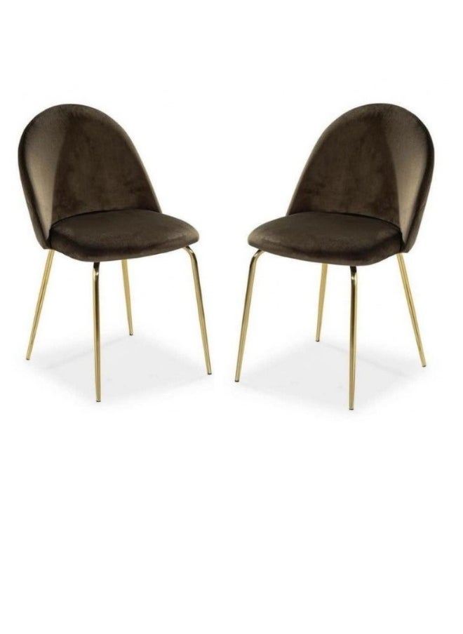 SMART HOME Chairs set consisting of 4 chairs, modern comfortable padded chair for living room, dining chair, makeup room chair, cafe chair  - Image 2