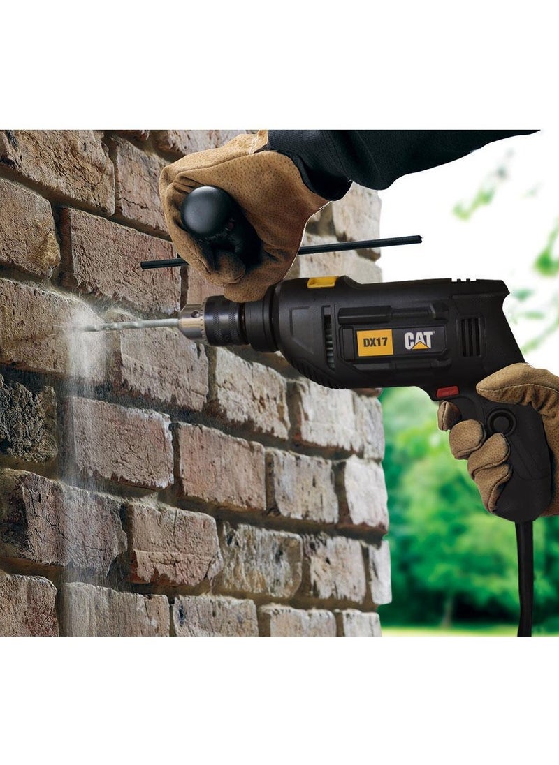مثقاب كهرباء كات DX17.1 مقاس 13 مم 750 وات + طقم ريش حفر 8 قطع