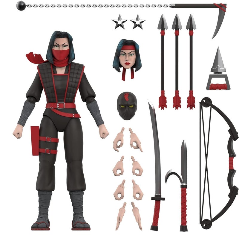 Super7 ULTIMATES! Teenage Mutant Ninja Turtles Karai - 7" TMNT Action Figure with Accessories Classic Cartoon Collectibles and Retro Toys - Image 1