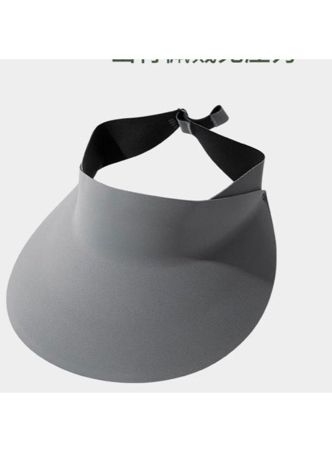 Wide Brim Sun Visor Hat for Women, UPF50+ UV Protection, Lightweight Foldable Sports Cap, Summer Beach Cap with lightweight elastic fabric, Ponytail-Friendly Sun Hat for Outdoor Activities - Image 2